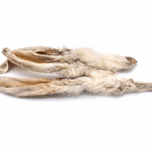 Oreilles de lapin avec poils en friandise pour chien Yummy BARF
