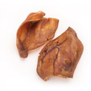 Deux oreilles de porc en friandise pour chien Yummy BARF
